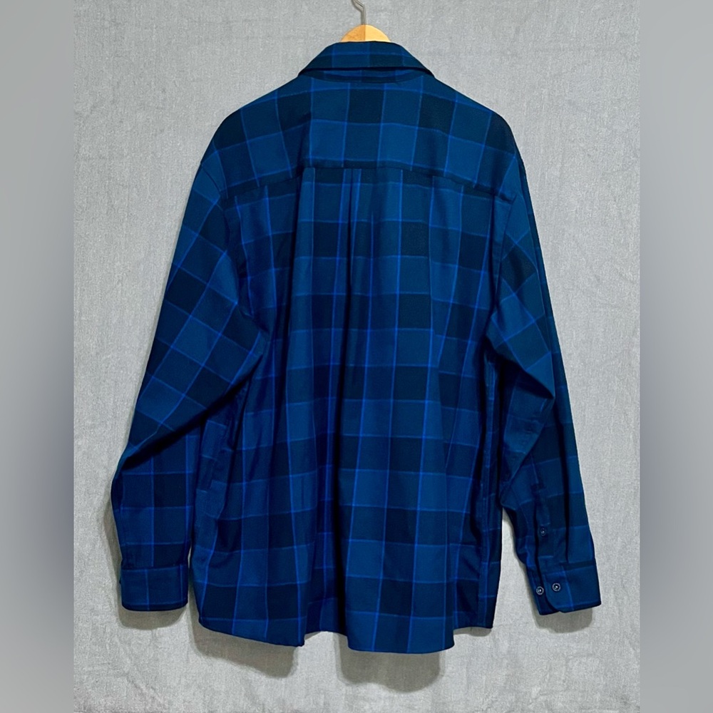 DIXXON / Snap-On Limited Edition Men's Blue Green Black Plaid Flannel Shirt - Picture 2 of 9